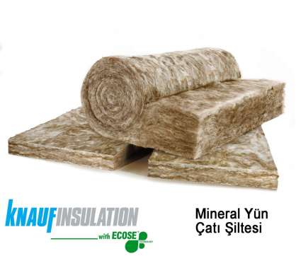 Knauf Mineral Yün Çatı Şiltesi Folyolu 10 cm